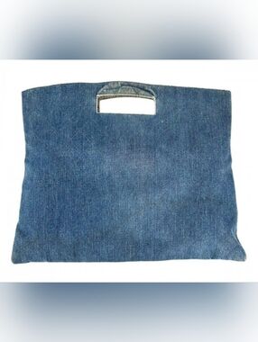 CHANEL Quilted Denim Tote